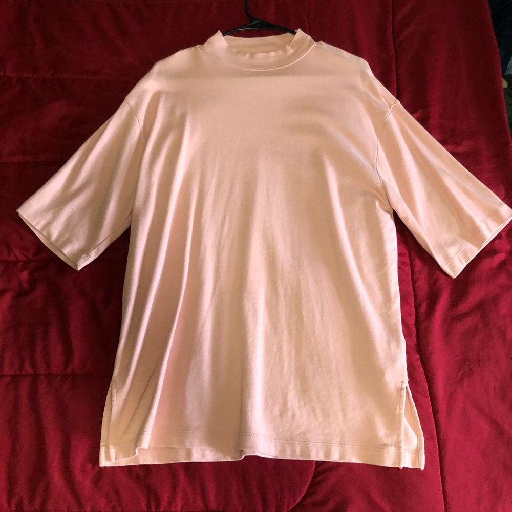 Turtle Neck Pink Shirt